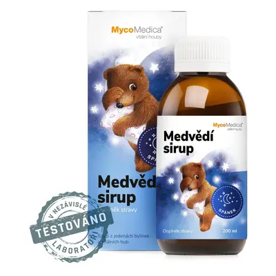 MycoMedica Medvědí sirup 200 ml + tetování ZDARMA