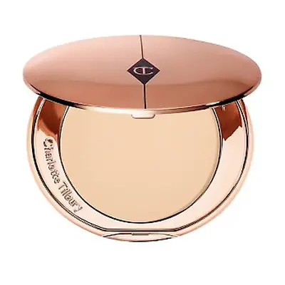 Charlotte Tilbury Mini kompaktní pudr Airbrush Flawless (Finish Powder) 0,8 g 2 Medium