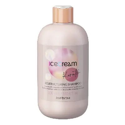 Inebrya Restrukturační šampon Ice Cream Keratin (Restructuring Shampoo) 1000 ml