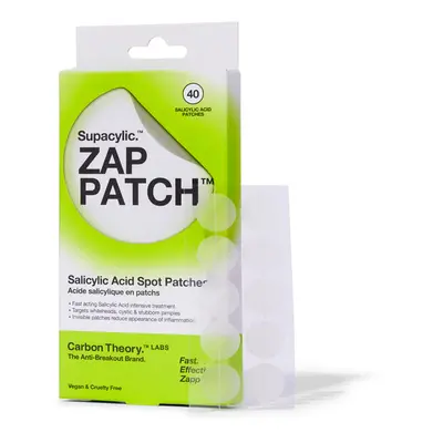 Carbon Theory Náplasti na akné Supacylic. Zap Patch (Salicylic Acid Spot Patches) 40 ks