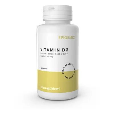 Epigemic Vitamin D3 120 kapslí