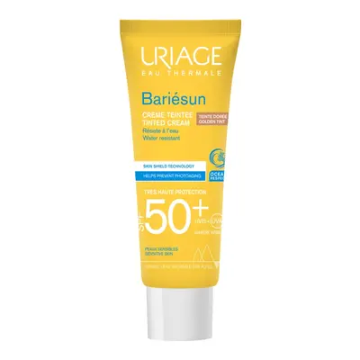 Uriage Tónovaný pleťový krém na opalování SPF 50+ Bariesun Golden Tint (Tinted Cream) 50 ml