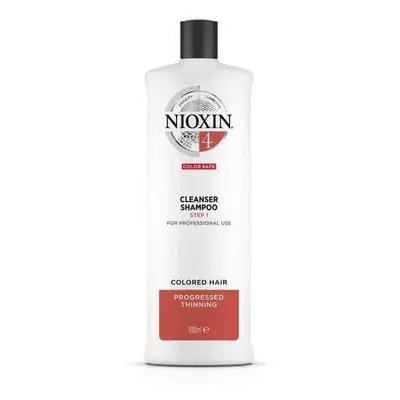 Nioxin Čisticí šampon pro jemné barvené výrazně řídnoucí vlasy System 4 (Shampoo Cleanser System