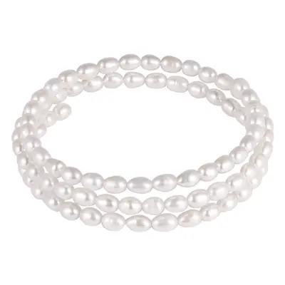 JwL Luxury Pearls Náramek z pravých bílých perel JL0569