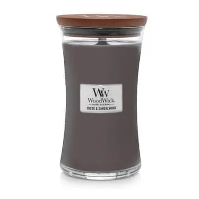 WoodWick Vonná svíčka váza Suede & Sandalwood 609,5 g