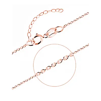 Cutie Jewellery Jemný řetízek z růžového zlata Anker Z0014 50 cm