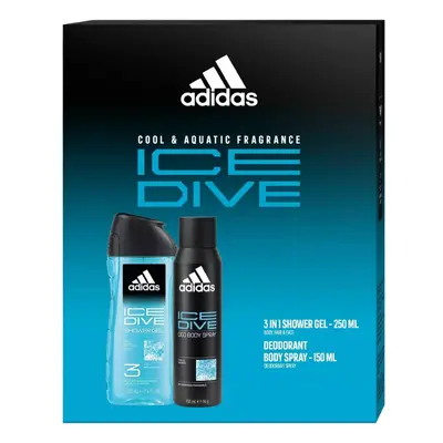 Adidas Ice Dive - deodorant ve spreji 150 ml + sprchový gel 250 ml