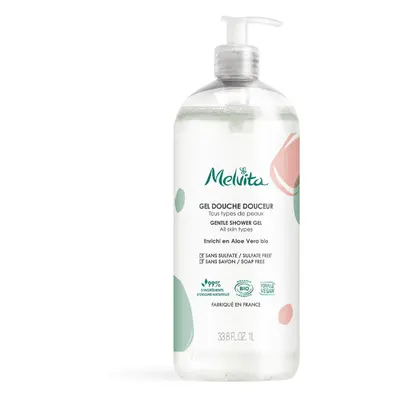 Melvita Jemný sprchový gel bez mýdla s aloe vera (Gentle Shower Gel) 1000 ml