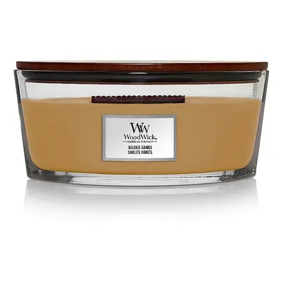 WoodWick Vonná svíčka loď Gilded Sands 453,6 g