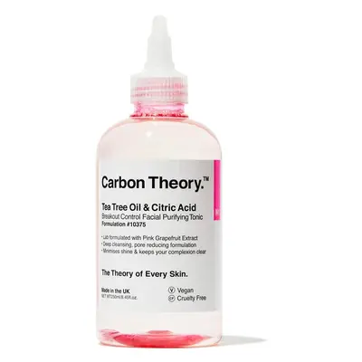 Carbon Theory Pleťové tonikum Tea Tree Oil & Citric Acid Breakout Control (Facial Purifying Toni