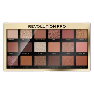 Revolution PRO Paletka očních stínů Regeneration Nude Au Naturel (Palette) 14,4 g