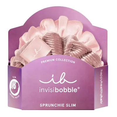 Invisibobble Gumička do vlasů Sprunchie Slim Premium La Vie en Rose 2 ks