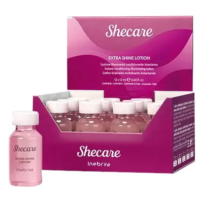 Inebrya Kondicionér pro okamžité rozzáření Shecare (Extra Shine Lotion) 12 x 12 ml