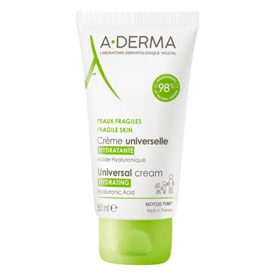 A-DERMA Hydratační krém s kyselinou hyaluronovou (Hydrating Universal Cream) 50 ml