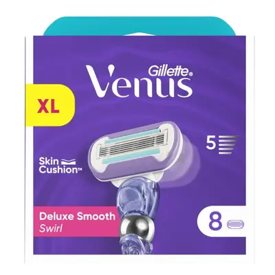 Gillette Náhradní hlavice Venus Deluxe Smooth Swirl 8 ks