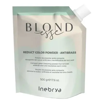 Inebrya Zelený odbarvovací pudr na vlasy Blondesse (Reduct Color Powder - Antibrass) 500 g