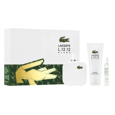 Lacoste Eau De Lacoste L.12.12 Blanc - EDT 100 ml + sprchový gel 100 ml + EDT 7,5 ml