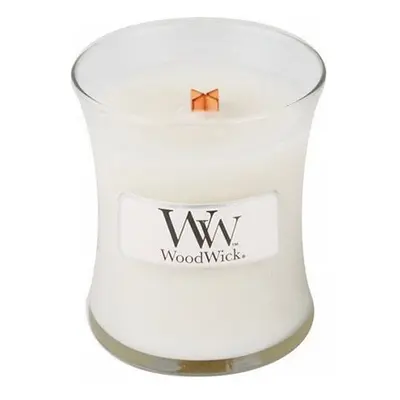 WoodWick Vonná svíčka váza Linen 85 g