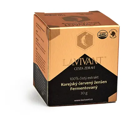 La Vivant LAVIVANT gold, korejský červený 100% fermentovaný extrakt 30 g 110 mg/g