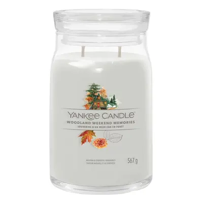 Yankee Candle Aromatická svíčka Signature sklo velké Woodland Weekend Memories 567 g