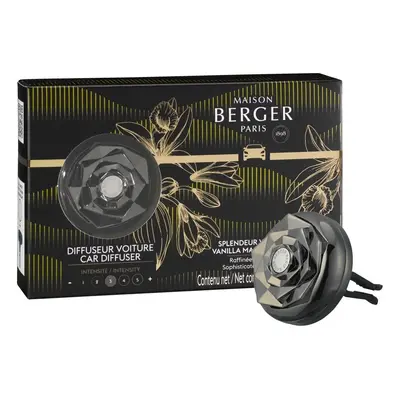 Maison Berger Paris Difuzér do auta Kali černý s náplní Velkolepá vanilka Vanilla Magnificence (