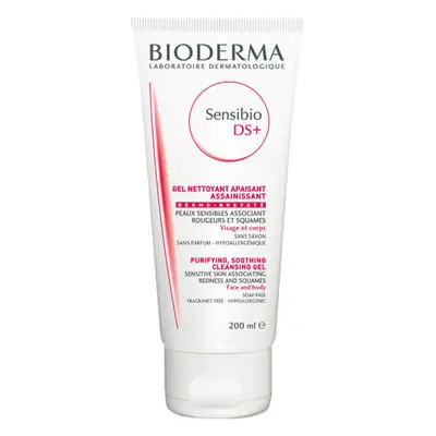 Bioderma Čisticí pěnivý gel Sensibio DS+ (Cleansing Gel) 200 ml