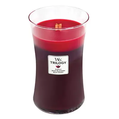 WoodWick Vonná svíčka váza Trilogy Sun-Ripened Berries 609,5 g