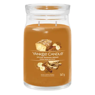 Yankee Candle Aromatická svíčka Signature sklo velké Spiced Banana Bread 567 g