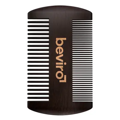 beviro Hřeben na vousy z hruškového dřeva (Beard Comb)