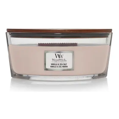 WoodWick Vonná svíčka loď Vanilla & Sea Salt 453,6 g