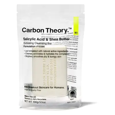 Carbon Theory Čisticí pleťové mýdlo Salicylic Acid & Shea Butter (Exfoliating Cleansing Bar) 100