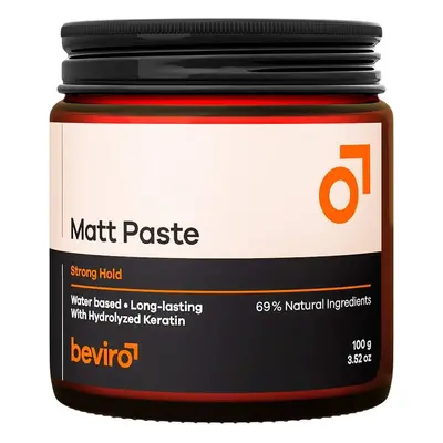 beviro Matující pasta na vlasy - silná fixace (Matt Paste Strong Hold) 100 g