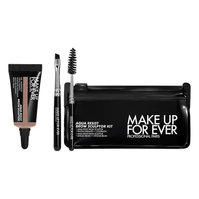 Make Up For Ever Sada pro úpravu obočí Aqua Resist Brow Sculptor Kit 15 Neutral Blond