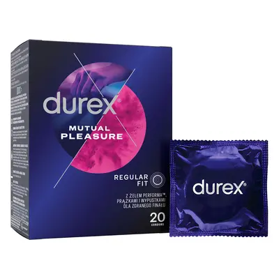 Durex Kondomy Mutual Pleasure Regular Fit 20 ks