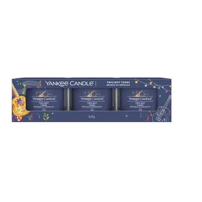 Yankee Candle Sada votivních svíček ve skle Twilight Tunes 3 x 37 g