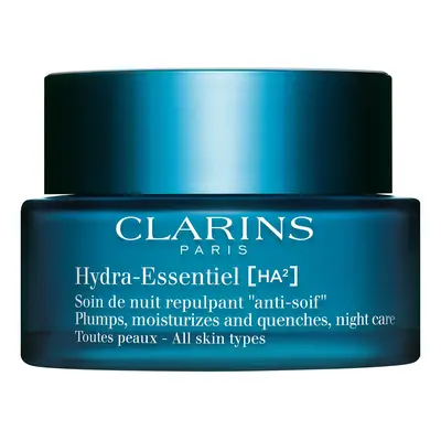 Clarins Hydratační noční krém pro všechny typy pleti Hydra Essentiel (Plumps, Moisturizes and Qu