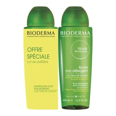 Bioderma Sada jemných šamponů pro každodenní použití Nodé Non Detergent Fluid Shampoo Duo