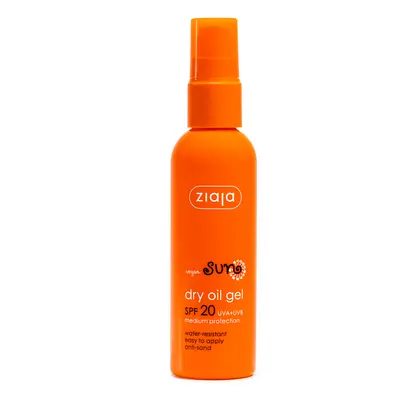 Ziaja Suchý olej na opalování v gelu SPF 20 Sun (Dry Oil in Gel) 90 ml