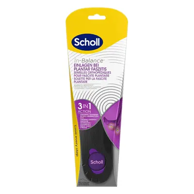 Scholl Ortopedické vložky In-Balance Plantar Fasciitis (Insole) 1 pár Small