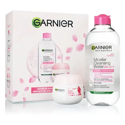 Garnier Dárková sada péče pro citlivou pleť Skin Naturals Rose