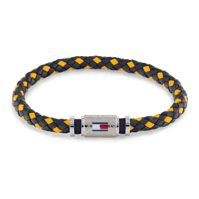 Tommy Hilfiger Barevný pánský náramek z pravé kůže Homme 2790455