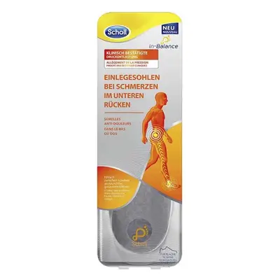 Scholl Ortopedické vložky do bot In-Balance (Lower Back Insole) 1 pár Medium