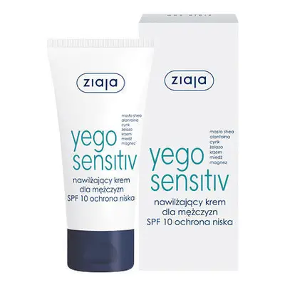 Ziaja Hydratační krém pro muže SPF 10 Yego Sensitive 50 ml