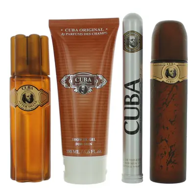 Cuba Gold - EDT 100 ml + EDT 35 ml + voda po holení 100 ml + sprchový gel 200 ml