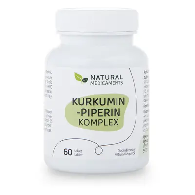 Natural Medicaments Kurkumin-piperin komplex 60 tablet