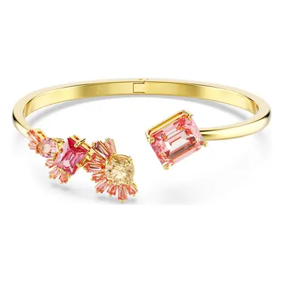 Swarovski Pevný otevřený náramek s krystaly Gema Sakura 568848 16 cm