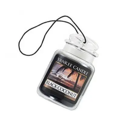 Yankee Candle Luxusní visačka do auta Black Coconut 1 ks