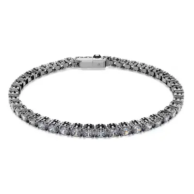 Swarovski Tenisový náramek s šedými krystaly Matrix Tennis 5693928 16,5 cm