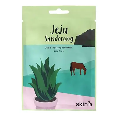 skin79 Zklidňující látková maska s aloe vera Jeju Sandorong (Jelly Mask) 33 ml