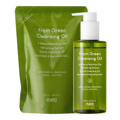 PURITO Dárková sada péče o pleť From Green Cleansing Oil Set